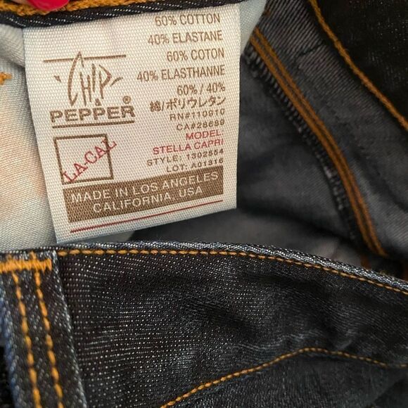 Chip & Pepper LA Capri Jeans Sz 26 EUC - Picture 10 of 11